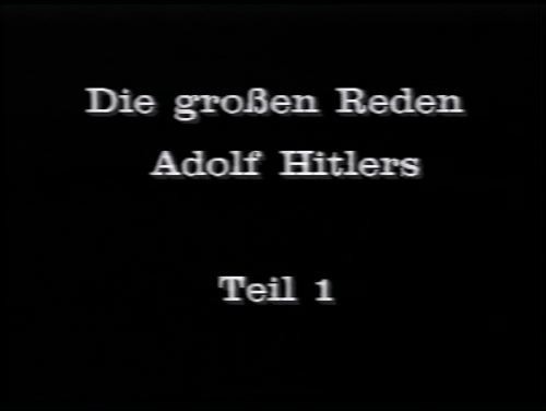 ADOLF HITLER GROSSEN REDEN 1