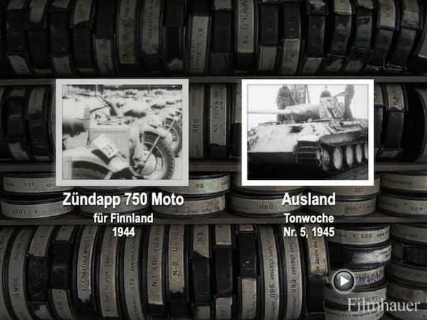 AUSLAND TONWOCHE 1945 Nr. 5 - 6 - ZÜNDAPP 750 MOTO FÜR FINLAND 1944