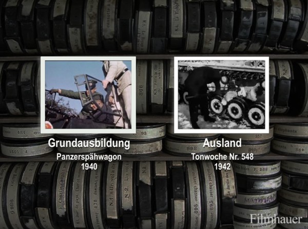 AUSLAND TONWOCHE 548 1942 - AUSBILDUNG PANZERSPÄHWAGEN 1940