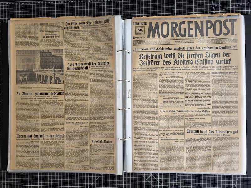 BERLINER MORGEN POST 28.12.43 - 13.03.44