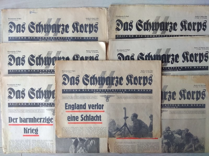 DAS SCHWARZE KORPS 1944 x 7