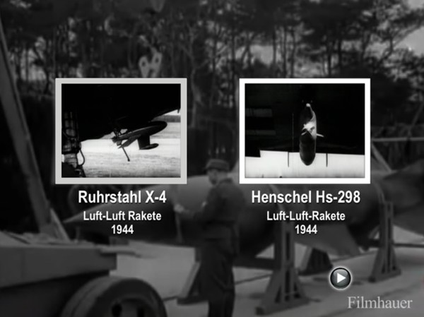 RAKETEN HS-298 - WASSERFALL - V-2, X-2 - Pennemunde