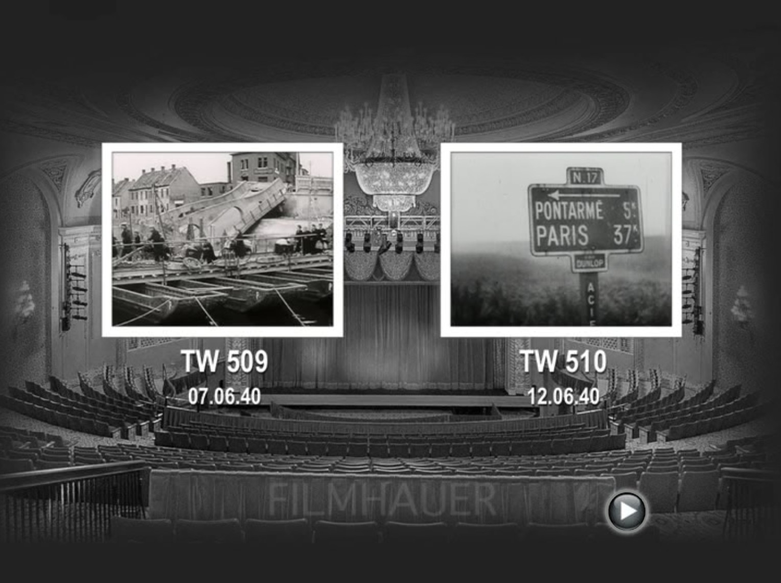 DEUTSCHE WOCHENSCHAU<br>509/510/511/512<br>07.06.40 - 27.06.40