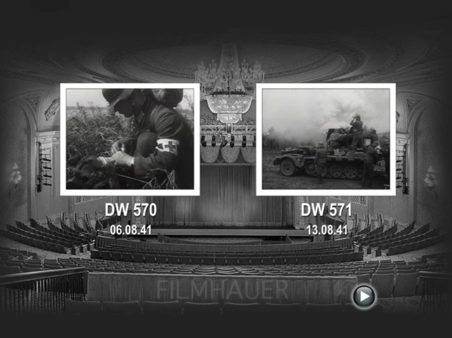 DEUTSCHE WOCHENSCHAU<br>570/571/572<br>06.08.41 - 20.08.41