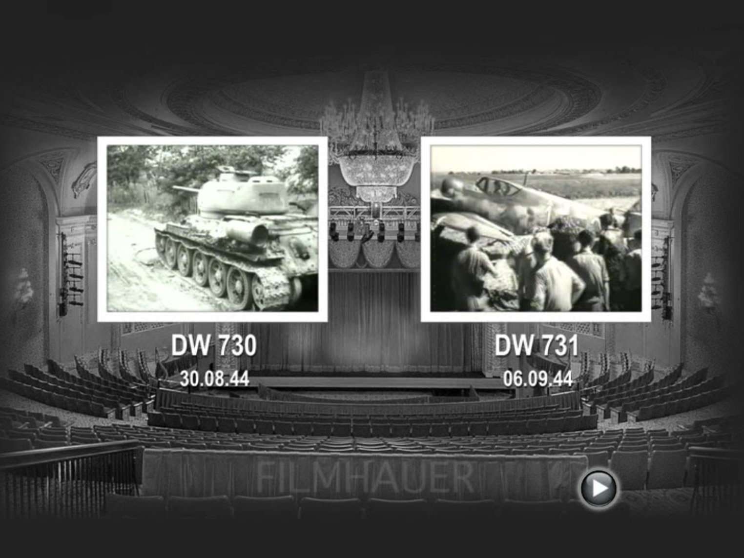 DEUTSCHE WOCHENSCHAU<br>730/731/732/733<br>30.08.44 - 21.09.44