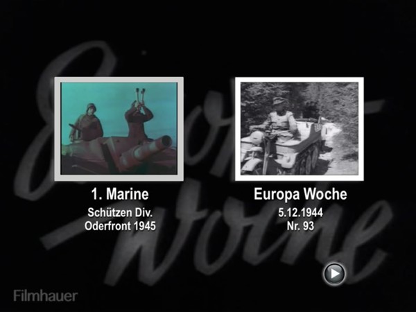 EUROPA WOCHE 93 / 94 1944 - 1. MARINE SCHÜTZEN DIV. AN DER ODERFRONT 1945