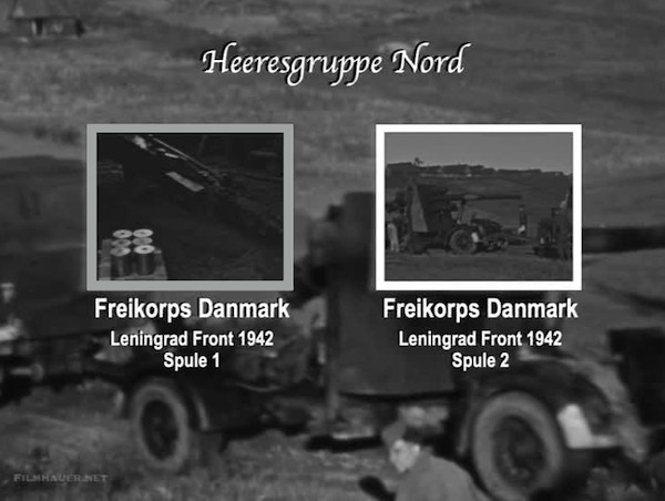 FREIKORPS DANMARK - LENINGRAD FRONT 1942 - Reels 1-4