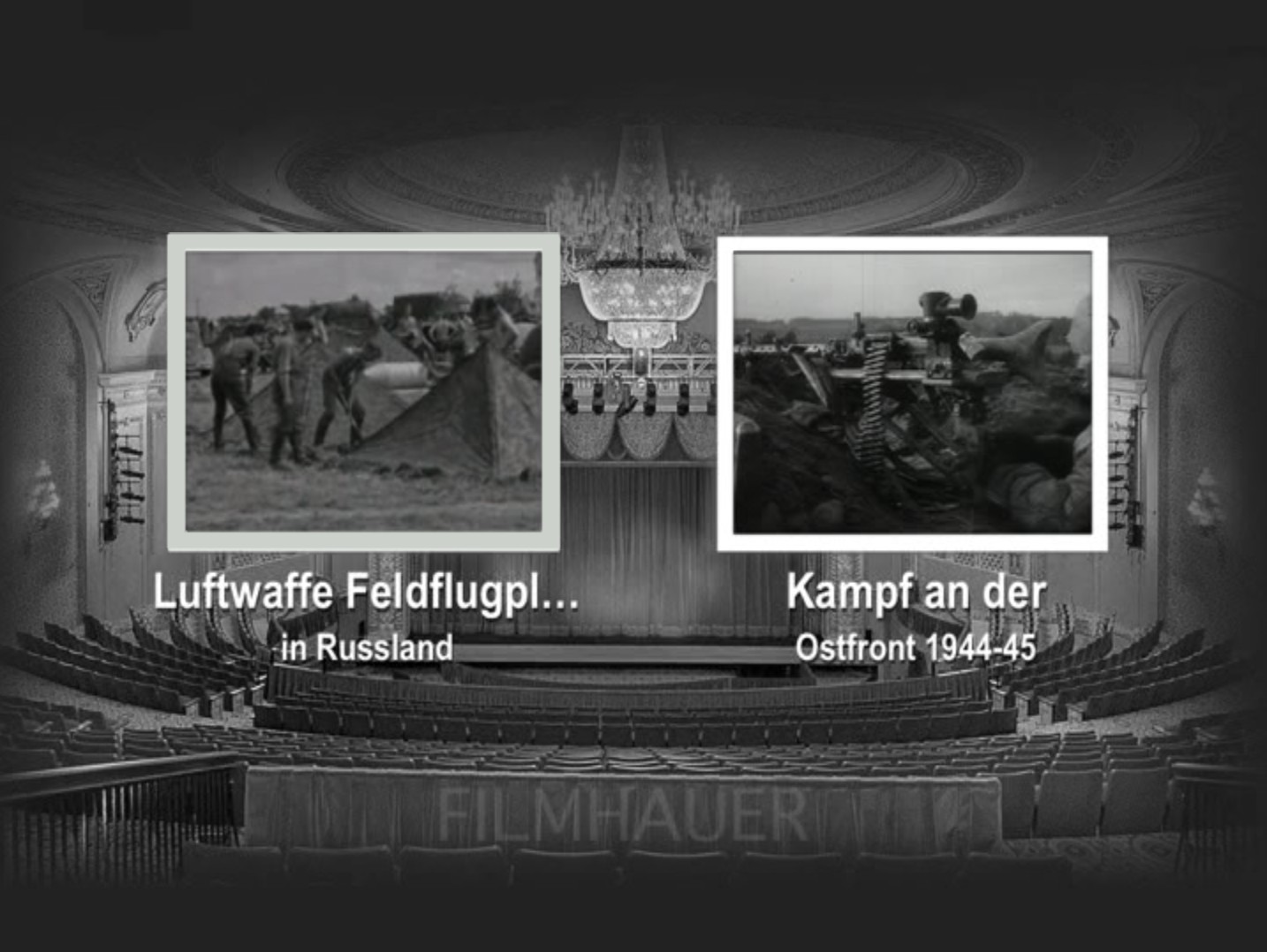 LUFTWAFFE FELDFLUGPLATZ IN RUSSLAND - KAMPF IM OSTEN 44/45