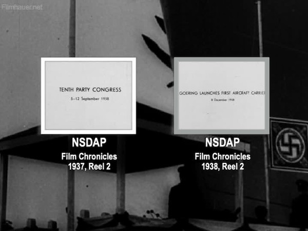 NSDAP FILM CHRONICLES 1937(2)-38(2)