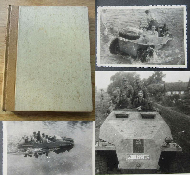 FOTOALBUM PANZERGRENADIER REGIMENT 1943/44 155 FOTOS