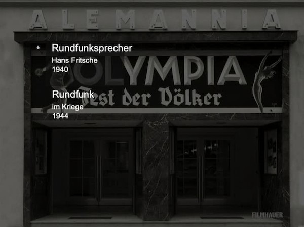 RUNDFUNKSPRECHER HANS FRITSCHE 1940 - RUNDFUNK IM KRIEGE 1944