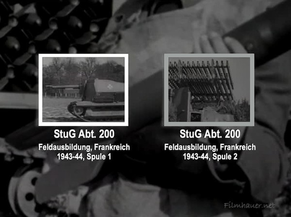 STURMGESCHÜTZ ABT. 200 FELDAUSBILDUNG FRANKREICH 1943-44