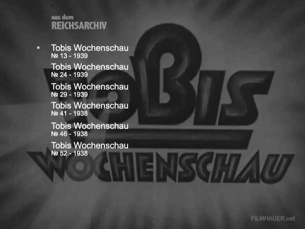 TOBIS-WOCHENSCHAU new 1938-39 x 6